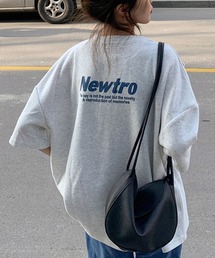 オーバーサイズ Tシャツ ビッグシルエット プリント ロゴ Newtro