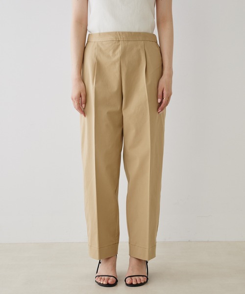 PUAL CE CIN(ピュアルセシン)の「【JAPAN MADE】センタープレスストレッチパンツ(その他パンツ・レディース・ベージュ/オフホワイト/ブラック・FREE)」の15枚目の写真