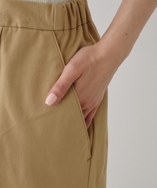 PUAL CE CIN(ピュアルセシン)の「【JAPAN MADE】センタープレスストレッチパンツ(その他パンツ・レディース・ベージュ/オフホワイト/ブラック・FREE)」の6枚目の写真