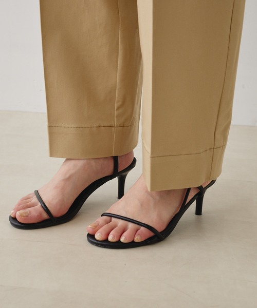 PUAL CE CIN(ピュアルセシン)の「【JAPAN MADE】センタープレスストレッチパンツ(その他パンツ・レディース・ベージュ/オフホワイト/ブラック・FREE)」の10枚目の写真