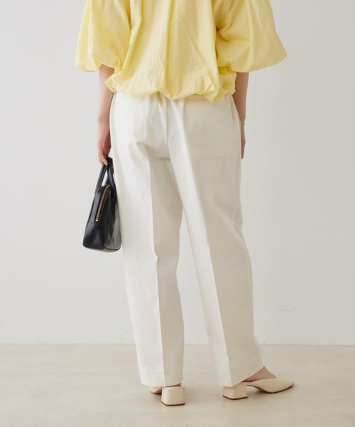 PUAL CE CIN(ピュアルセシン)の「【JAPAN MADE】センタープレスストレッチパンツ(その他パンツ・レディース・ベージュ/オフホワイト/ブラック・FREE)」の21枚目の写真