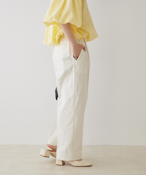 PUAL CE CIN(ピュアルセシン)の「【JAPAN MADE】センタープレスストレッチパンツ(その他パンツ・レディース・ベージュ/オフホワイト/ブラック・FREE)」の22枚目の写真