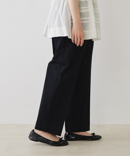 PUAL CE CIN(ピュアルセシン)の「【JAPAN MADE】センタープレスストレッチパンツ(その他パンツ・レディース・ベージュ/オフホワイト/ブラック・FREE)」の16枚目の写真