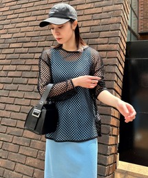 Eglly | フィッシュネットTOPSET(Tシャツ/カットソー)