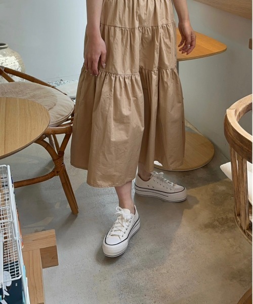 t a r o s u（タロス）の「platform sole sneakers/フラットフォームソールスニーカー（スニーカー・レディース・ホワイト/レッド・24cm/23.5cm/23cm/22.5cm）」の15枚目の写真