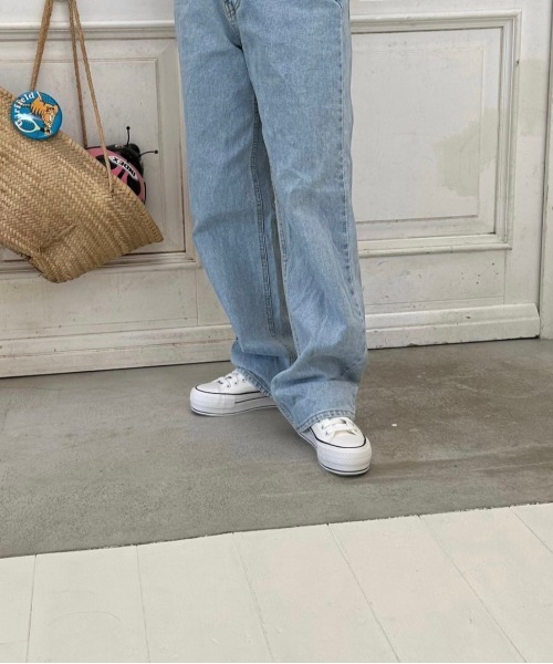 t a r o s u（タロス）の「platform sole sneakers/フラットフォームソールスニーカー（スニーカー・レディース・ホワイト/レッド・24cm/23.5cm/23cm/22.5cm）」の14枚目の写真