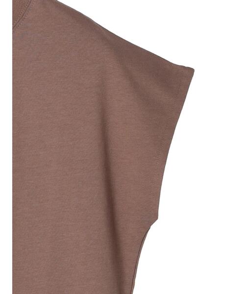 CRAFT STANDARD BOUTIQUE(クラフトスタンダードブティック)の「機能性フレンチスリーブカットソー(Tシャツ/カットソー・レディース・ホワイト/モカ/チャコールグレー/ブラック・L/M)」の19枚目の写真