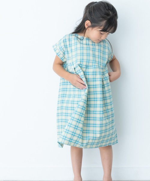美品★ Burberry children メガチェック　チェック　ワンピース 専用 バーバリー チェックワンピース 92 2Y - メルカリ