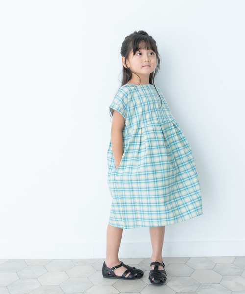 セール】カラーチェックワンピース(KIDS)（ワンピース）｜URBAN