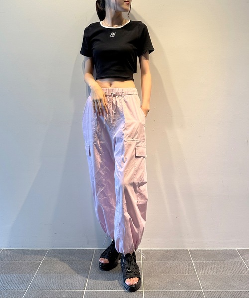 one way（ワンウェイ）の「【S/Mサイズ展開あり】カーゴポケットパンツ（カーゴパンツ・レディース・ブラック/ダークグリーン/ピンク/ホワイト・SMALL/MEDIUM）」の18枚目の写真