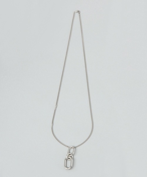 HARE（ハレ）の「ロングチャームネックレス(HARE)（ネックレス・メンズ・グレー系その他/シルバー・FREE）」の3枚目の写真