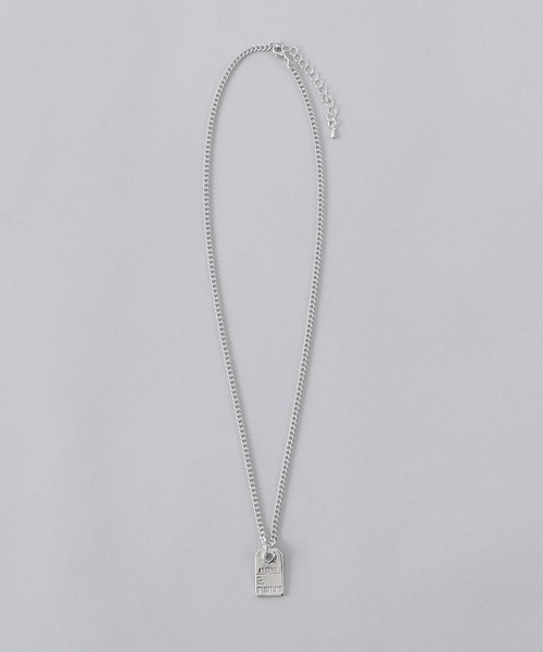 Figments（フィグメンツ）の「タグネックレス（ネックレス・レディース・シルバー・FREE）」の2枚目の写真