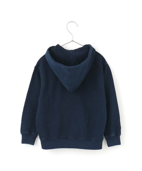 MAKE YOUR DAY（メイクユアデイ）の「ベーシック裏毛シップアップフーディ■80～140cm（パーカー・キッズ・マスタード/ネイビー/グレー・120/130/140/80/90/100/110）」の11枚目の写真