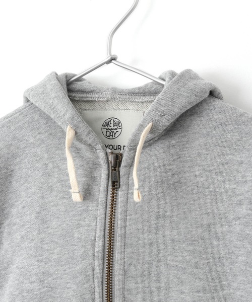 MAKE YOUR DAY（メイクユアデイ）の「ベーシック裏毛シップアップフーディ■80～140cm（パーカー・キッズ・マスタード/ネイビー/グレー・120/130/140/80/90/100/110）」の14枚目の写真