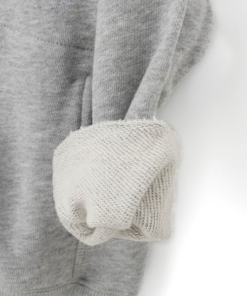 MAKE YOUR DAY（メイクユアデイ）の「ベーシック裏毛シップアップフーディ■80～140cm（パーカー・キッズ・マスタード/ネイビー/グレー・120/130/140/80/90/100/110）」の17枚目の写真