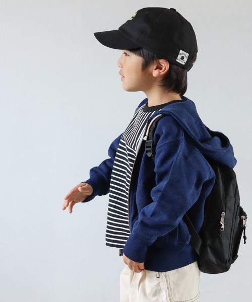 MAKE YOUR DAY（メイクユアデイ）の「ベーシック裏毛シップアップフーディ■80～140cm（パーカー・キッズ・マスタード/ネイビー/グレー・120/130/140/80/90/100/110）」の20枚目の写真