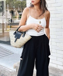 esutoreja | バックデザインストリングキャミソール(キャミソール)