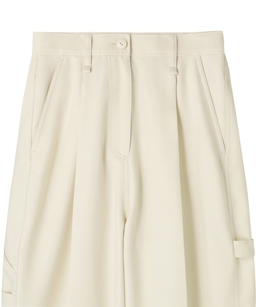 ETRE TOKYO(エトレトウキョウ)の「ツイルペインターパンツ(カーゴパンツ・レディース・オフホワイト/ブラック・M/S)」の16枚目の写真