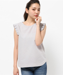 mystic | 袖フリルノースリーブブラウス(シャツ/ブラウス)