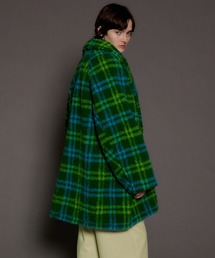Check Boa Over Coat/チェックボアオーバーコート【MAISON SPECIAL