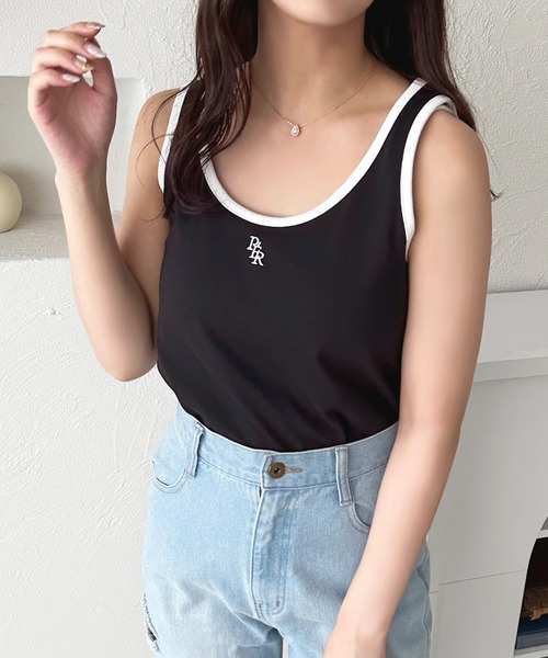 apres jour(アプレジュール)の「リンガーロゴアンサンブル【ZOZOTOWN限定アイテム】(アンサンブル・レディース・ライトブルー/ブラック/ネイビー・X-LARGE/フリー)」の15枚目の写真