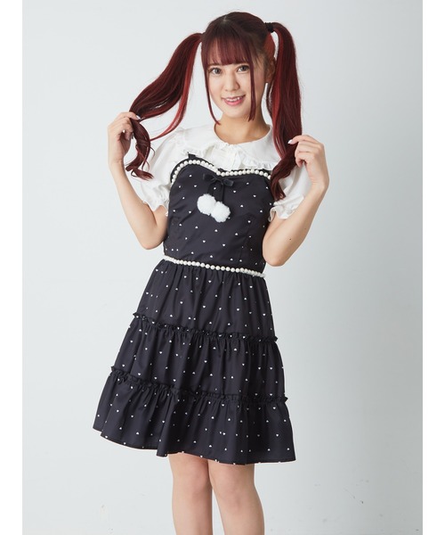 【セール】ハートDOTキャミOP(ワンピース)|Ank Rouge(アンクルージュ) 【セール】ハートDOTキャミOP(ワンピース)|Ank Rouge(アンクルージュ)