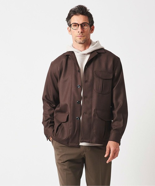 junhashimoto（ジュンハシモト）の「4B SHIRT JKT（ミリタリージャケット・メンズ・ブラック/カーキ・5/3/4/2）」の3枚目の写真