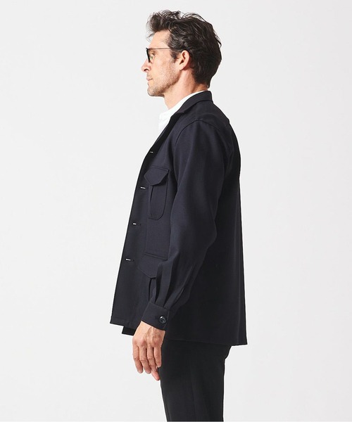 junhashimoto（ジュンハシモト）の「4B SHIRT JKT（ミリタリージャケット・メンズ・ブラック/カーキ・5/3/4/2）」の5枚目の写真