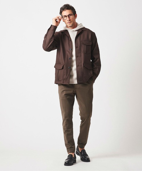 junhashimoto（ジュンハシモト）の「4B SHIRT JKT（ミリタリージャケット・メンズ・ブラック/カーキ・5/3/4/2）」の9枚目の写真