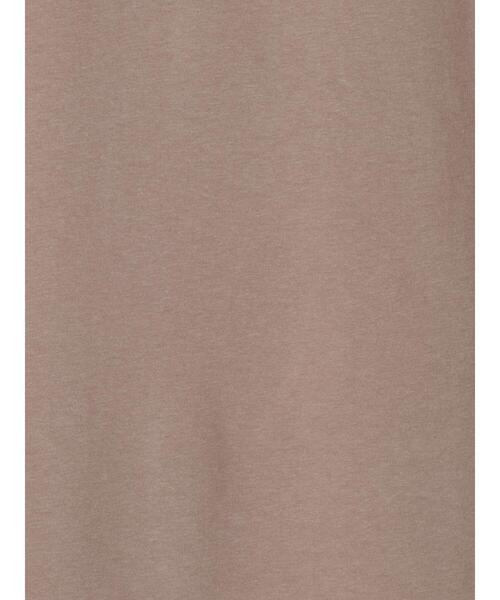 Te chichi TERRASSE（テチチテラス）の「フロッキープリントTシャツ（Tシャツ/カットソー・レディース・モカ/チャコールグレー/オフホワイト・F）」の20枚目の写真