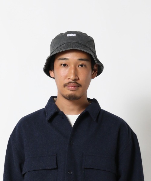 UNION ハット黒 バケットハット THE COLOR Fits all UNION ハット黒 バケットハット THE COLOR Fits all