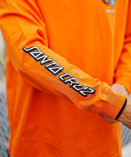 SANTA CRUZ（サンタクルーズ）の「【ムラサキスポーツ限定】SANTACRUZ/サンタクルーズ ロンT/長袖 バックプリント 502233403（Tシャツ/カットソー・メンズ・オレンジ/ブラック/ホワイト・M/XL/L）」の15枚目の写真