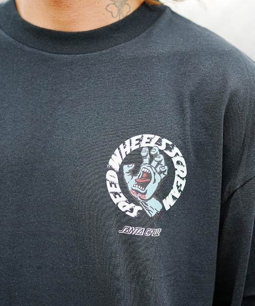 SANTA CRUZ（サンタクルーズ）の「【ムラサキスポーツ限定】SANTACRUZ/サンタクルーズ ロンT/長袖 バックプリント 502233403（Tシャツ/カットソー・メンズ・オレンジ/ブラック/ホワイト・M/XL/L）」の20枚目の写真