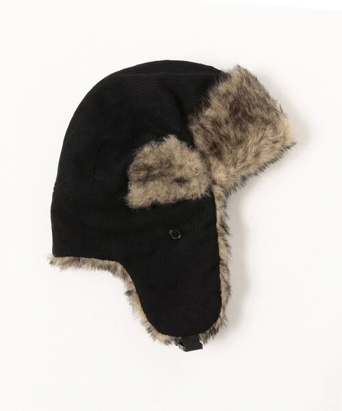 BEAMS HEART(ビームスハート)の「BEAMS HEART / コーデュロイ アビエイター キャップ(キャップ・メンズ・ブラック・ONE SIZE)」の11枚目の写真