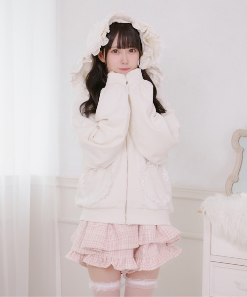 Pal elfy（パルエルフィー）の「うさ耳フリルパーカー（パーカー