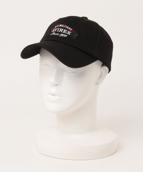 AVIREX（アヴィレックス）の「【AVIREX】TWILL LOW CAP B（キャップ・レディース・ブラック/ベージュ・FREE）」の2枚目の写真
