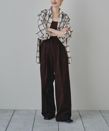 todayful Check Piping Shirts