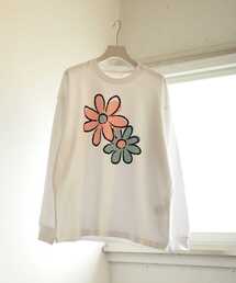 SENSE OF PLACE by URBAN RESEARCH | ポップアートフラワープリントロングTシャツ A(Tシャツ/カットソー)