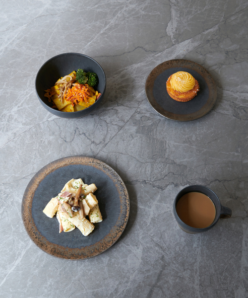 yamaさま専用　ジャーナルスタンダードファニチャー　ヴィンテージラック SAKUZAN⁄サクザン作山窯×JSF 別注 プレート 22cm SUMI（食器