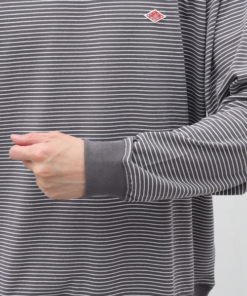 DANTON（ダントン）の「【DANTON / ダントン】SWEAT T-SHIRT/BORDER（Tシャツ/カットソー・メンズ・ブラック/チャコールグレー/グリーン・MEDIUM/X-LARGE/LARGE）」の17枚目の写真