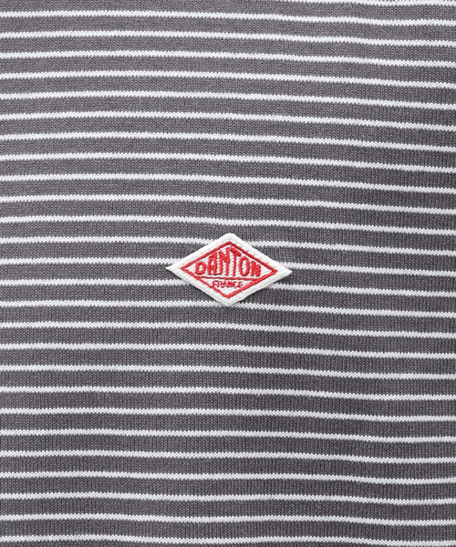DANTON（ダントン）の「【DANTON / ダントン】SWEAT T-SHIRT/BORDER（Tシャツ/カットソー・メンズ・ブラック/チャコールグレー/グリーン・MEDIUM/X-LARGE/LARGE）」の18枚目の写真