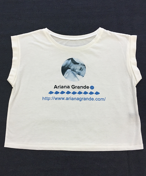 VENCEEXCHANGE（ヴァンスエクスチェンジ）の「アリアナ・グランデアイコンTシャツ（Tシャツ/カットソー・レディース・ホワイト・MEDIUM）」の4枚目の写真