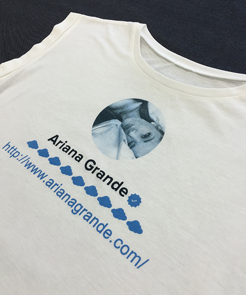 VENCEEXCHANGE（ヴァンスエクスチェンジ）の「アリアナ・グランデアイコンTシャツ（Tシャツ/カットソー・レディース・ホワイト・MEDIUM）」の5枚目の写真