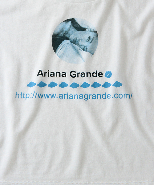 VENCEEXCHANGE（ヴァンスエクスチェンジ）の「アリアナ・グランデアイコンTシャツ（Tシャツ/カットソー・レディース・ホワイト・MEDIUM）」の10枚目の写真