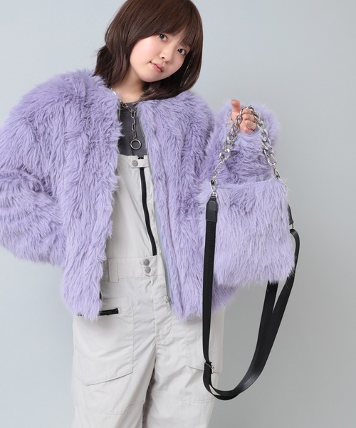 RNA(アールエヌエー)の「E4954 ファーミニBAG(ショルダーバッグ・レディース・ラベンダー/ベージュ/グリーン・FREE)」の15枚目の写真