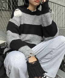 COLONY 2139 | オーバーサイズダメージニットプルオーバー(ニット/セーター)