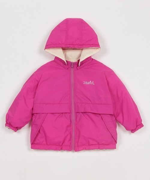 X-girl Stages リバーシブル中綿マンパ 120cm エックスガール ステージス(X-girl Stages)リバーシブル中綿