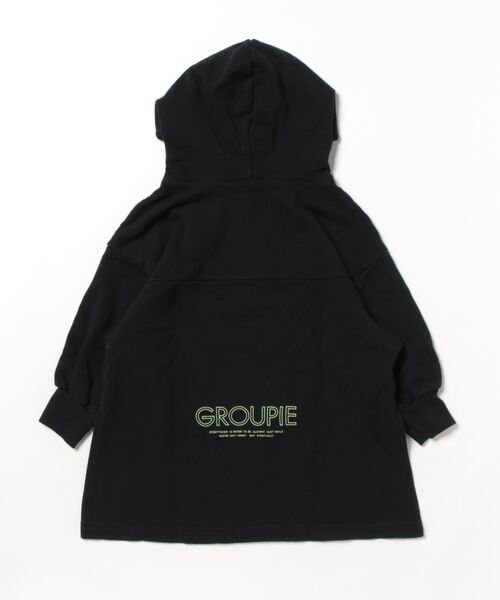 GROOVY COLORS（グルービーカラーズ）の「裏毛 TOO BIG パーカー（パーカー・キッズ・ブラック・120/110/100）」の9枚目の写真