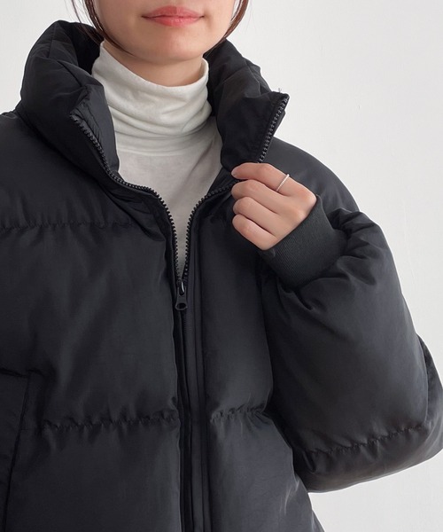 CANAL JEAN（キャナルジーン）の「El mar　シアーハイネックロングTシャツ（Tシャツ/カットソー・レディース・ブラック/チャコールグレー/アイボリー・ONE SIZE）」の7枚目の写真