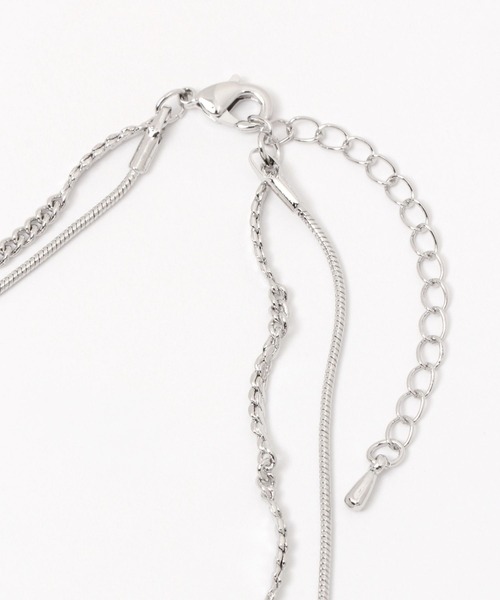Heather（ヘザー）の「シンプル2連ネックレス  989756（ネックレス・レディース・シルバー/ゴールド・ONE SIZE）」の6枚目の写真